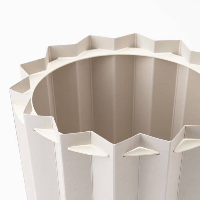 ZIGZAG BOX storage box, trash can, accessory box: Light Gray