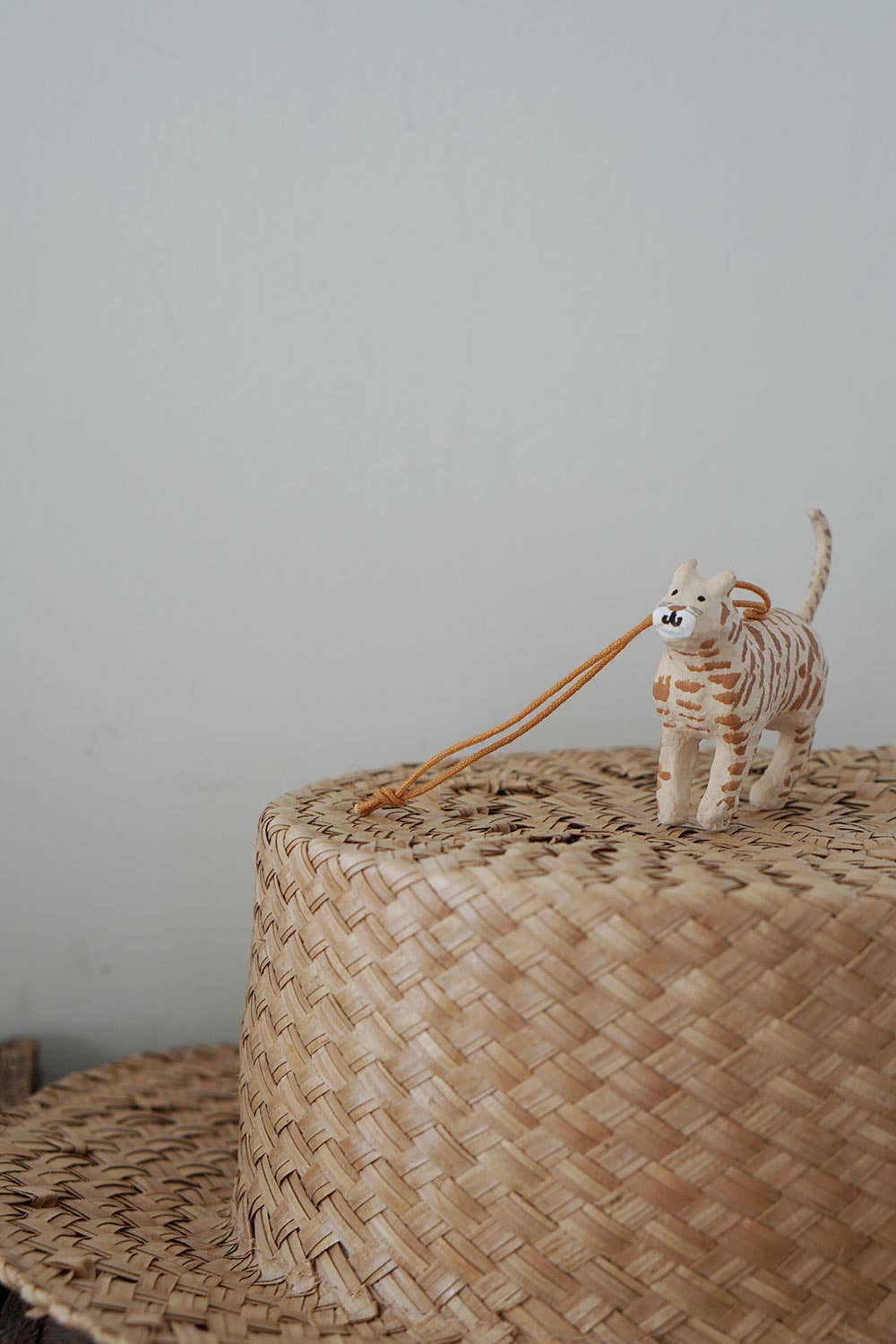 Paper Mache Cat Ornament