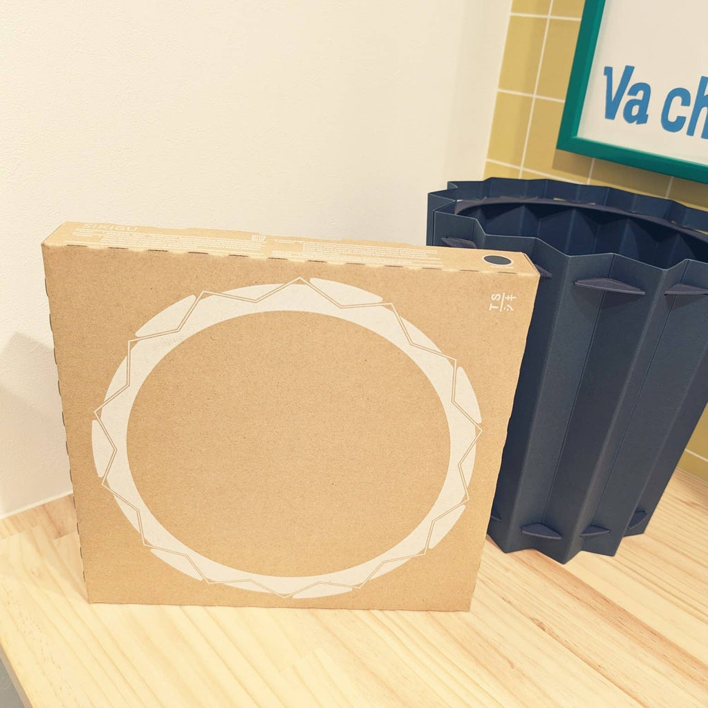 ZIGZAG BOX storage box, trash can, accessory box: Light Gray