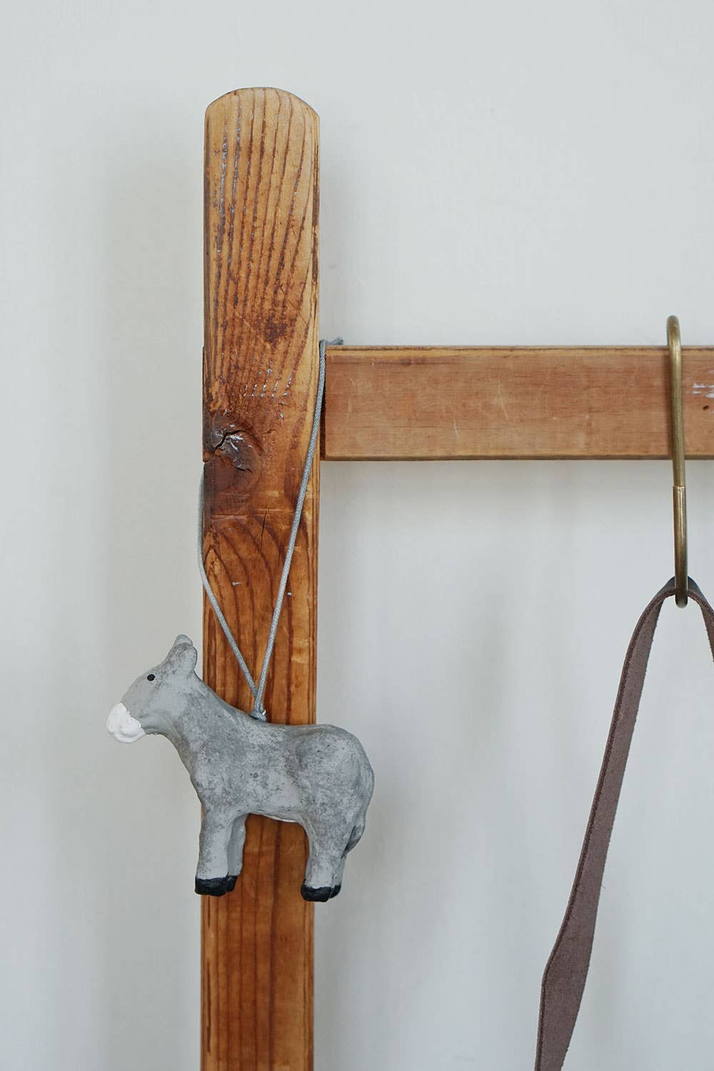 Paper Mache Donkey Ornament