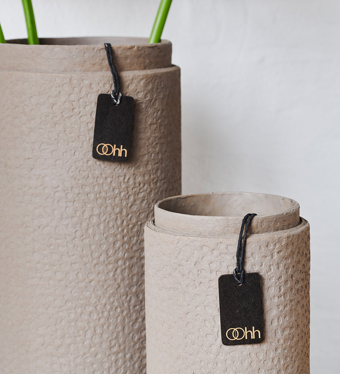 Tall Beige Vase, Modern Vase Home Decor