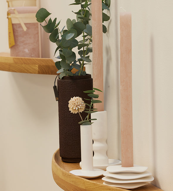 Modern Bordeaux Tall Cylinder Vase