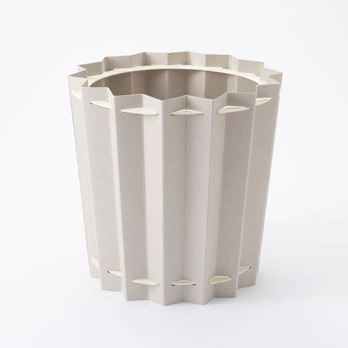 ZIGZAG BOX storage box, trash can, accessory box: Light Gray