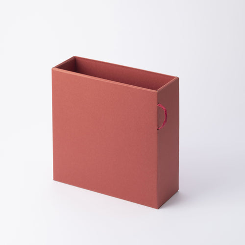 PULL BOX COMPACT: Red, Minimal Storage Box
