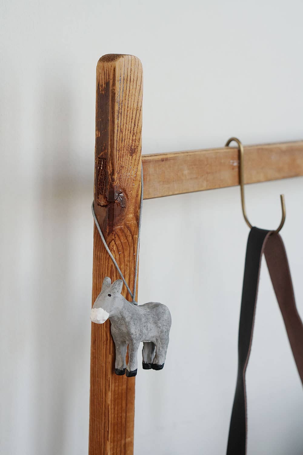 Paper Mache Donkey Ornament