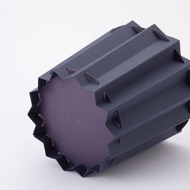 ZIGZAG BOX storage box, trash can, accessory box: Dark Green