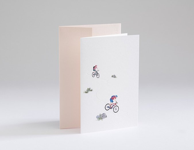 Mountain bike Greeting Card
