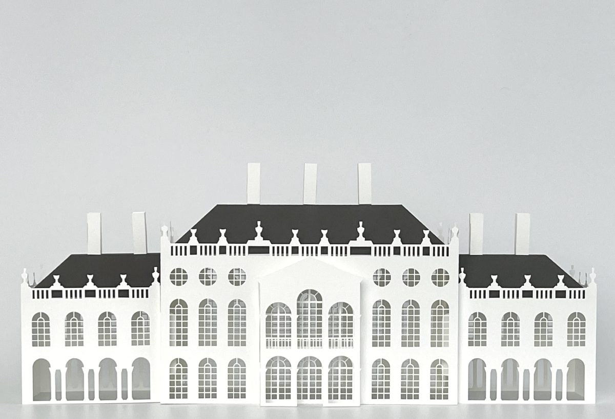 paper palace model christmas decor