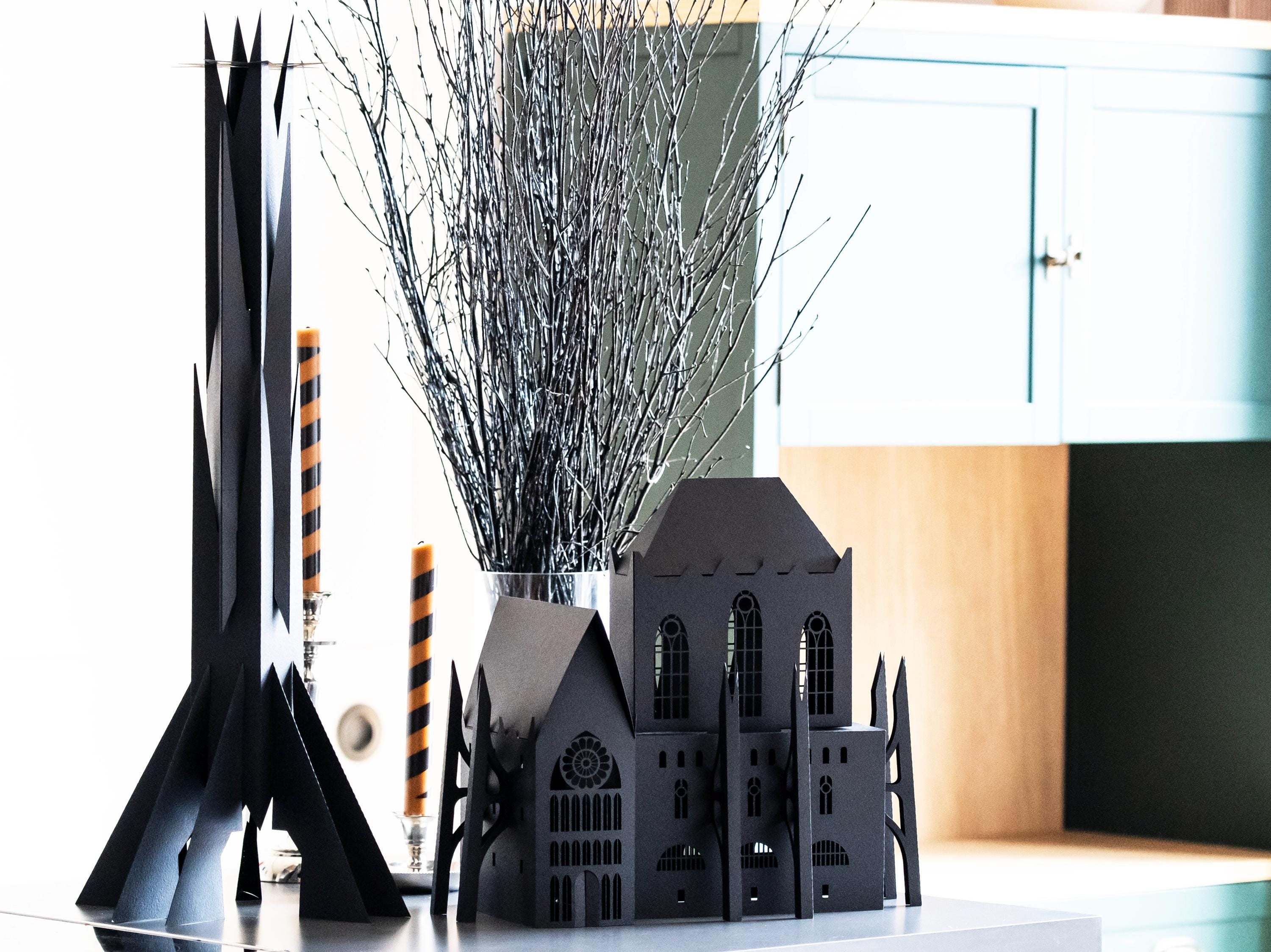 Halloween Gothic Tower, Halloween Party Decor for Adults
