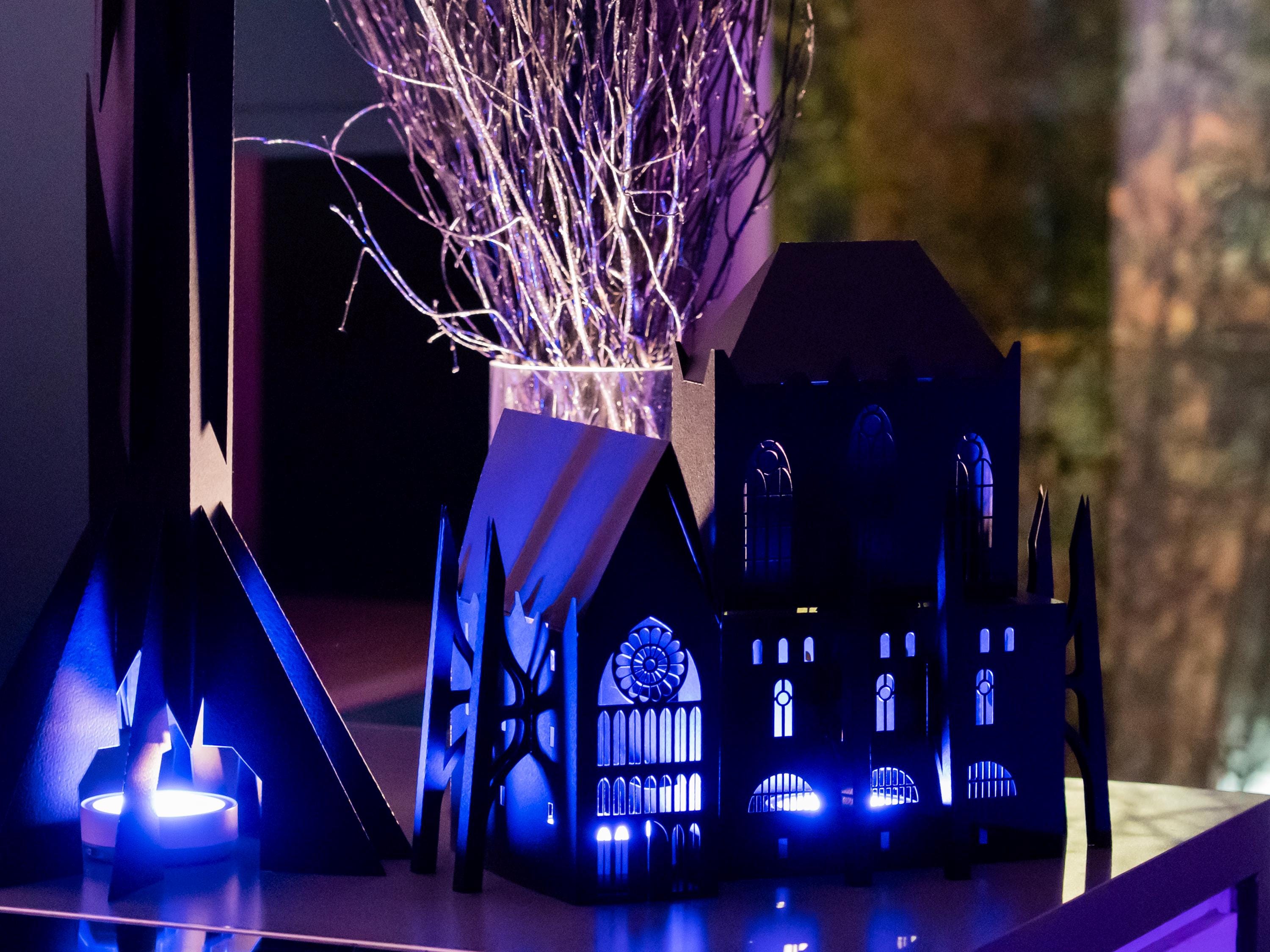 Halloween Gothic Tower, Halloween Party Decor for Adults