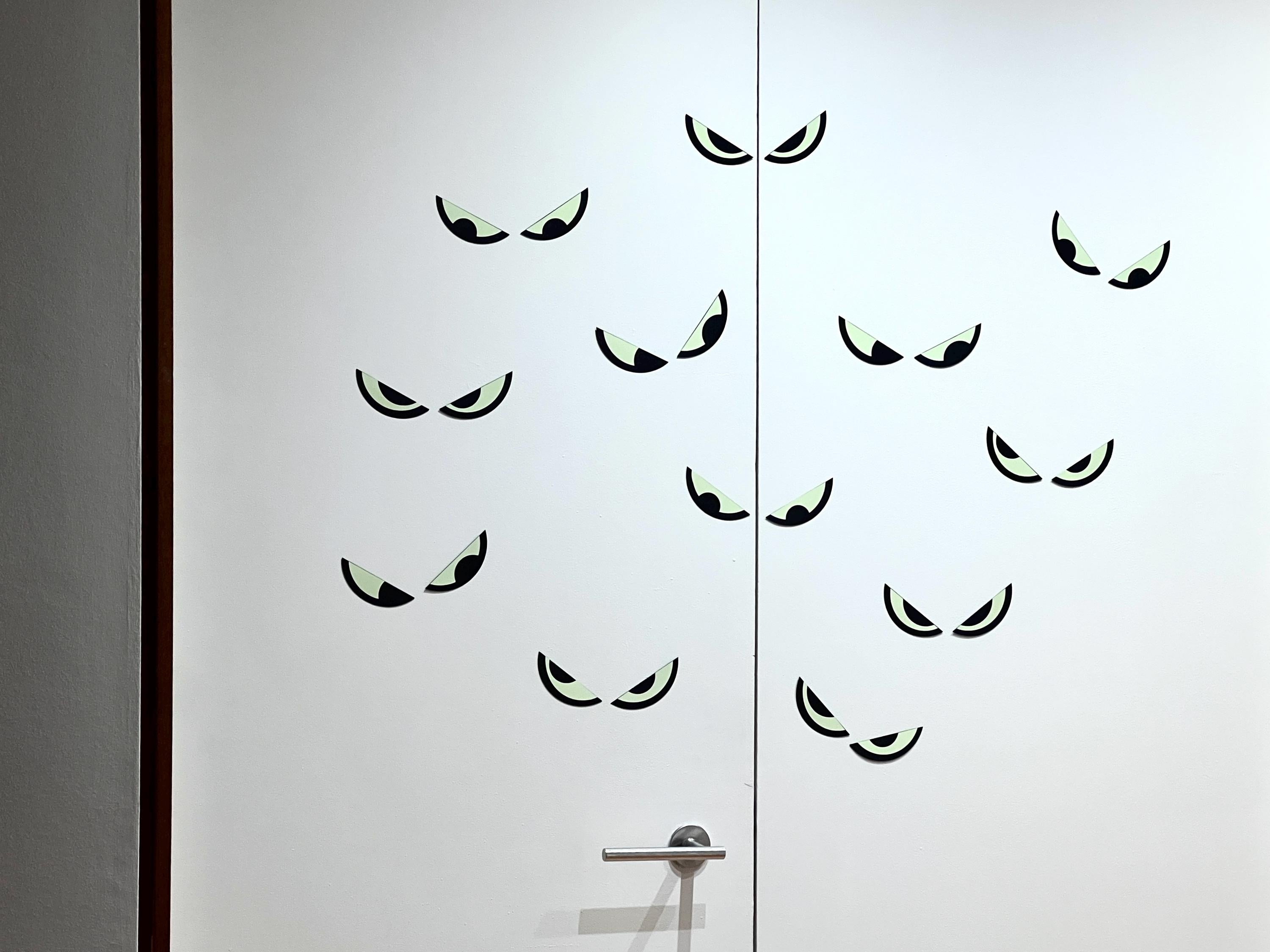 Glow in the Dark Eyes Halloween Decor, Halloween Party Decoration