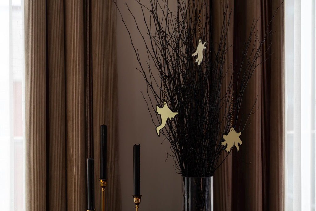 Ghost Ornament, Halloween Hanging Decor, Set of Three Ghosts