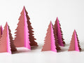 Pink Christmas Tree Decor, Tabletop Holiday Decoration
