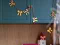 Gold Small Paper Bows Garland
