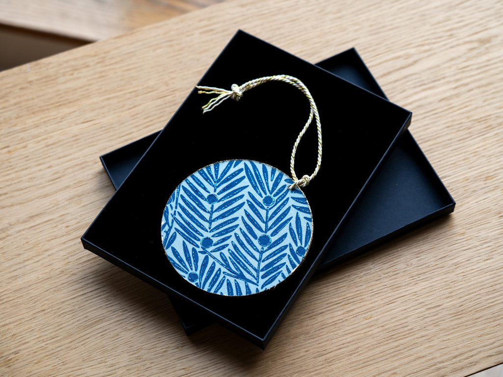 Yew & Aril Handcrafted Hanging Wall Decor