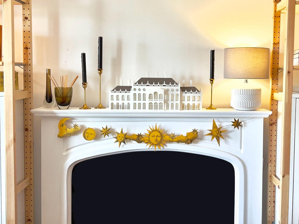 Golden Celestial Garland Decor