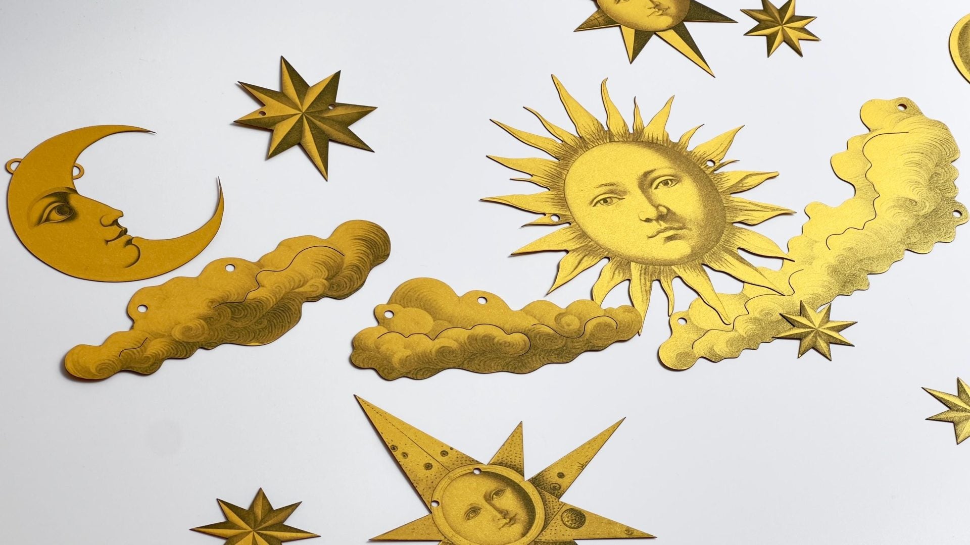 Golden Celestial Decor