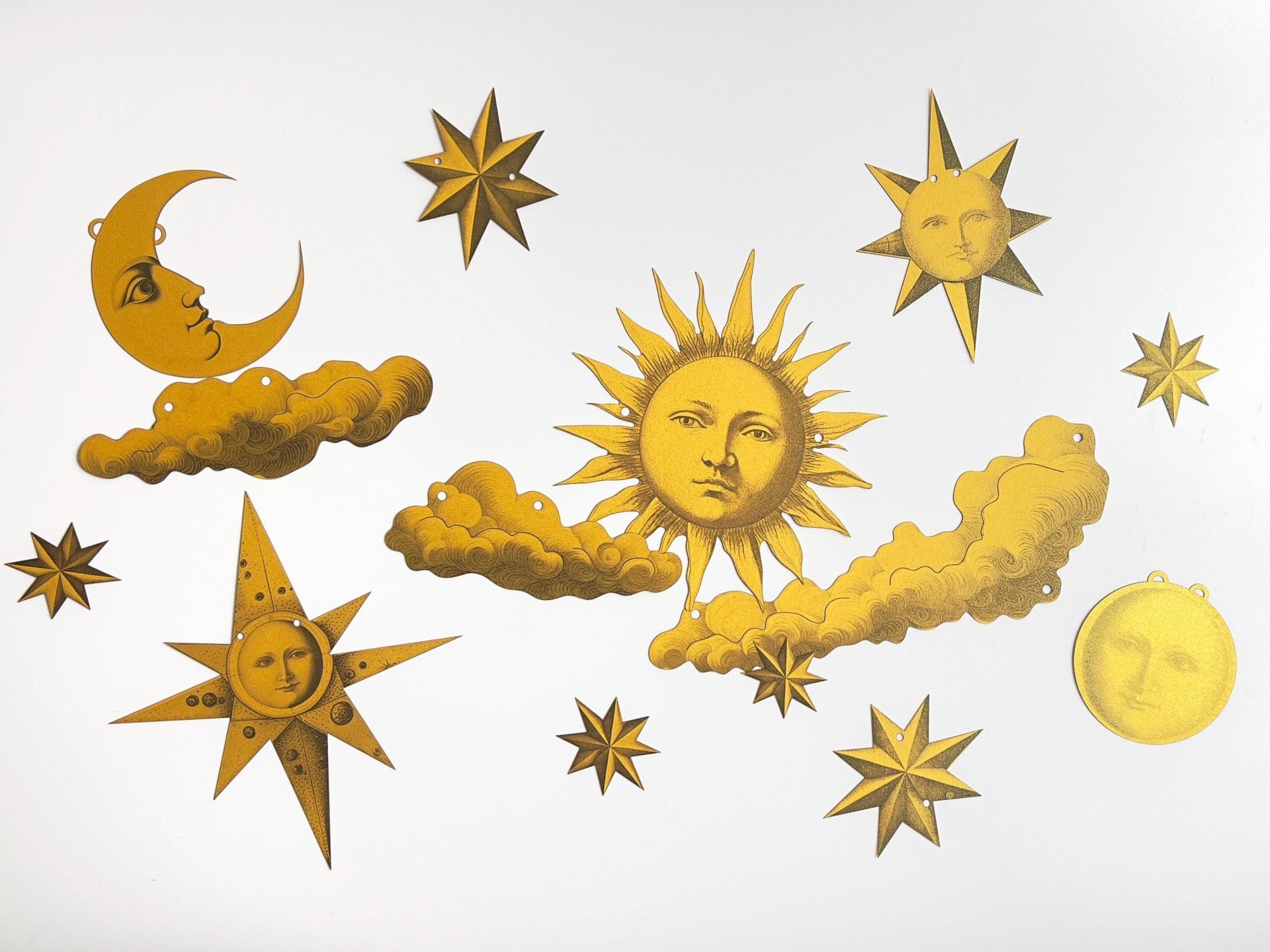 Golden Celestial Decor