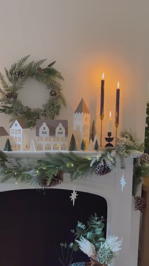 Modern Christmas Village, Set 02