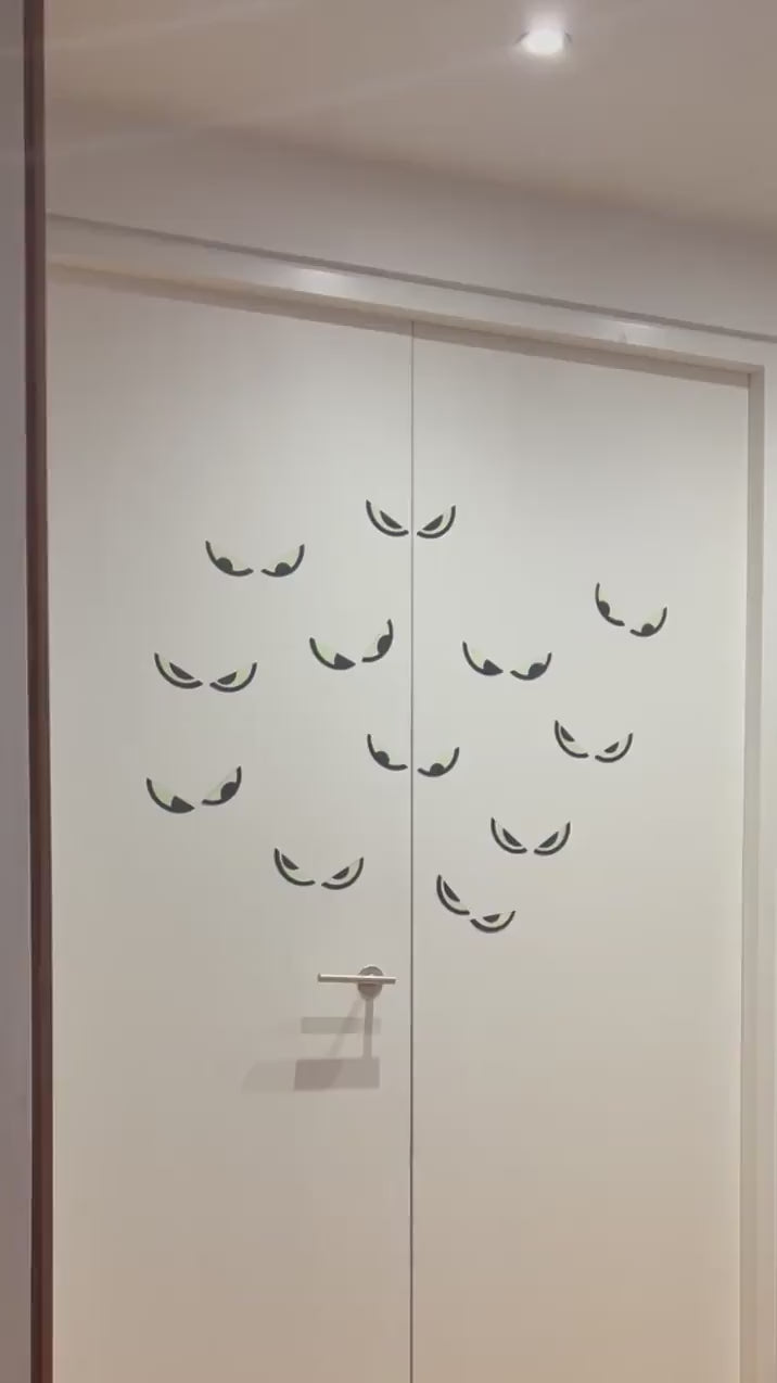 Glow in the Dark Eyes Halloween Decor, Halloween Party Decoration