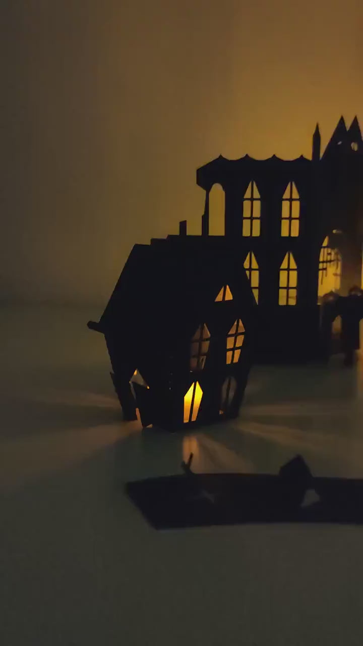 Spooky Halloween Town Party Decor