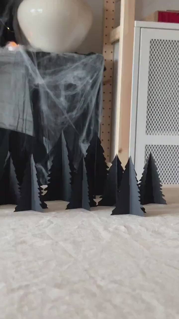 Halloween Forest Decoration, Halloween Dining Table Decor