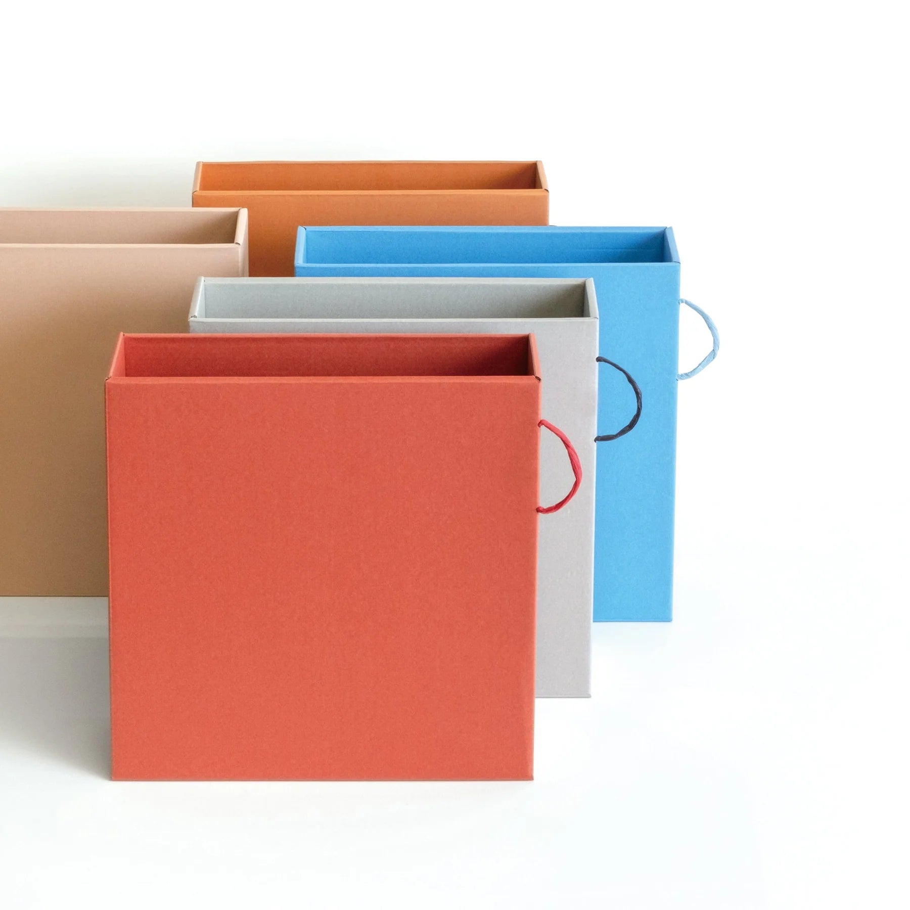 PULL BOX COMPACT: Red, Minimal Storage Box